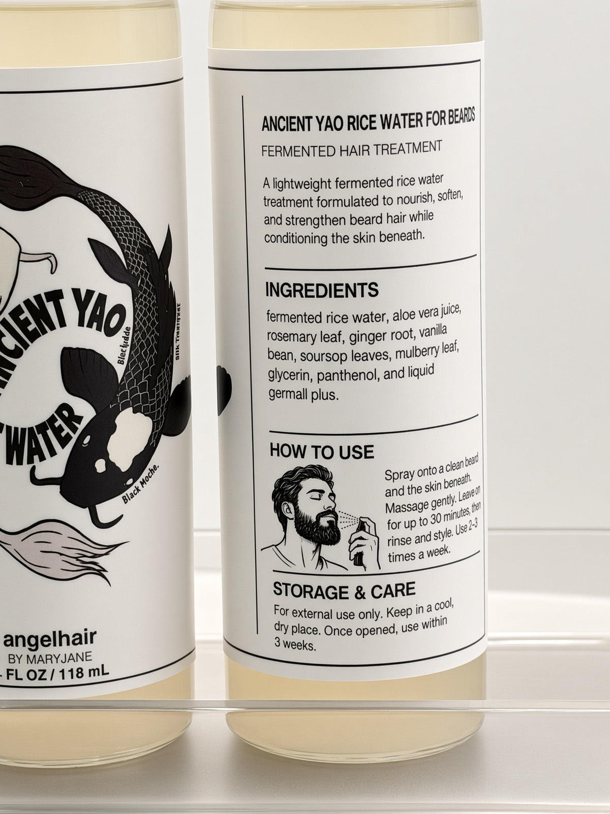 Ancient Yao Rice Water (set of 3) - FOR BEARDS