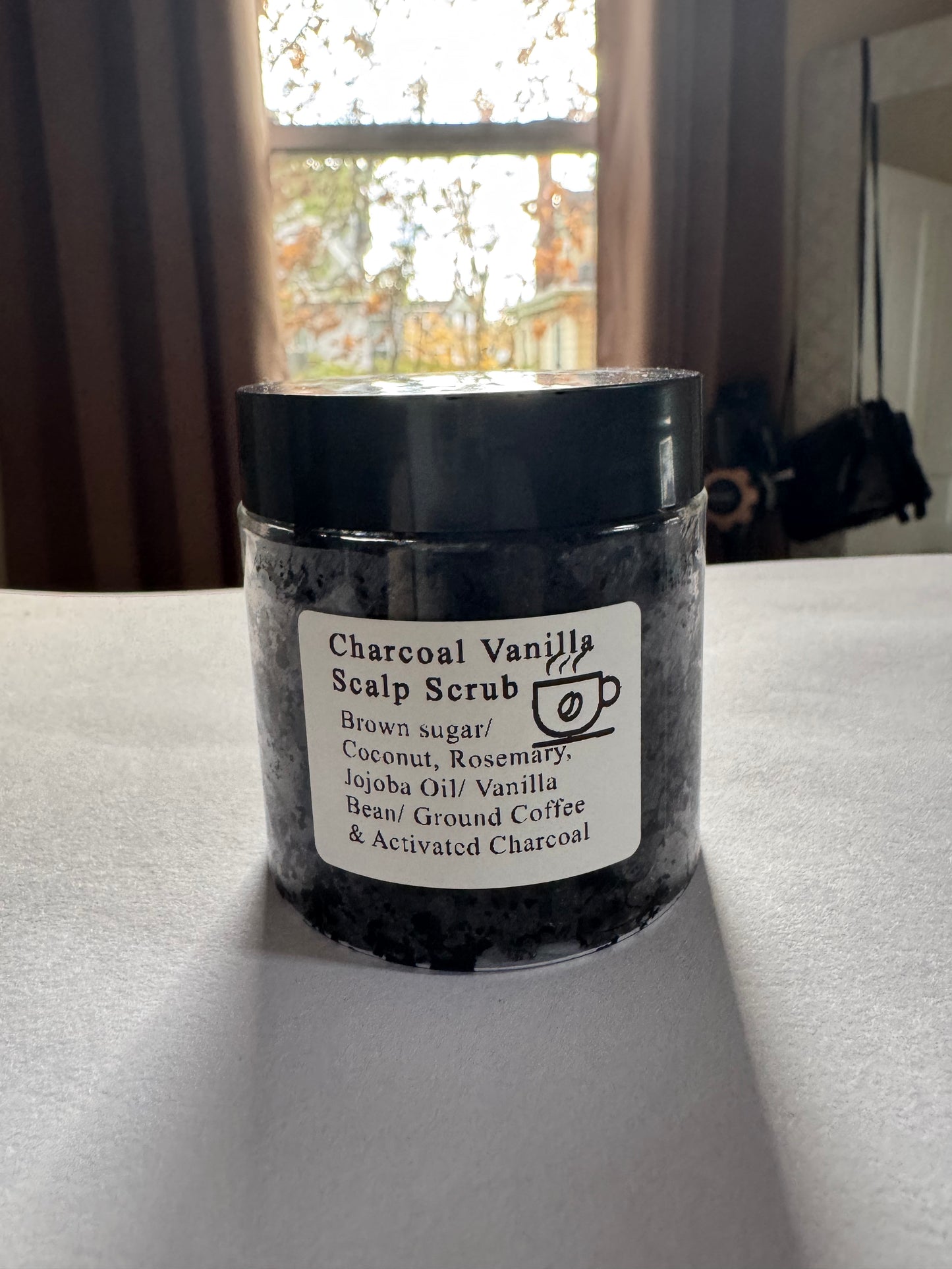 Charcoal Vanilla Scalp Scrub