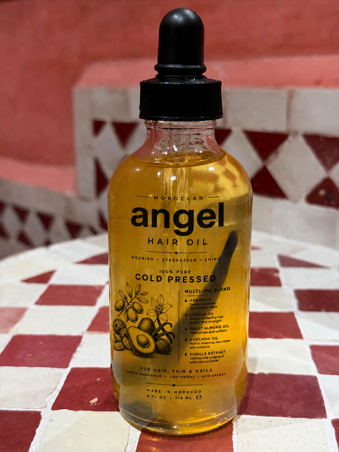 Moroccan Angel Vanilla Argan Hair & Body Oil
