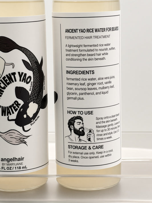 Ancient Yao Rice Water (set of 3) - FOR BEARDS