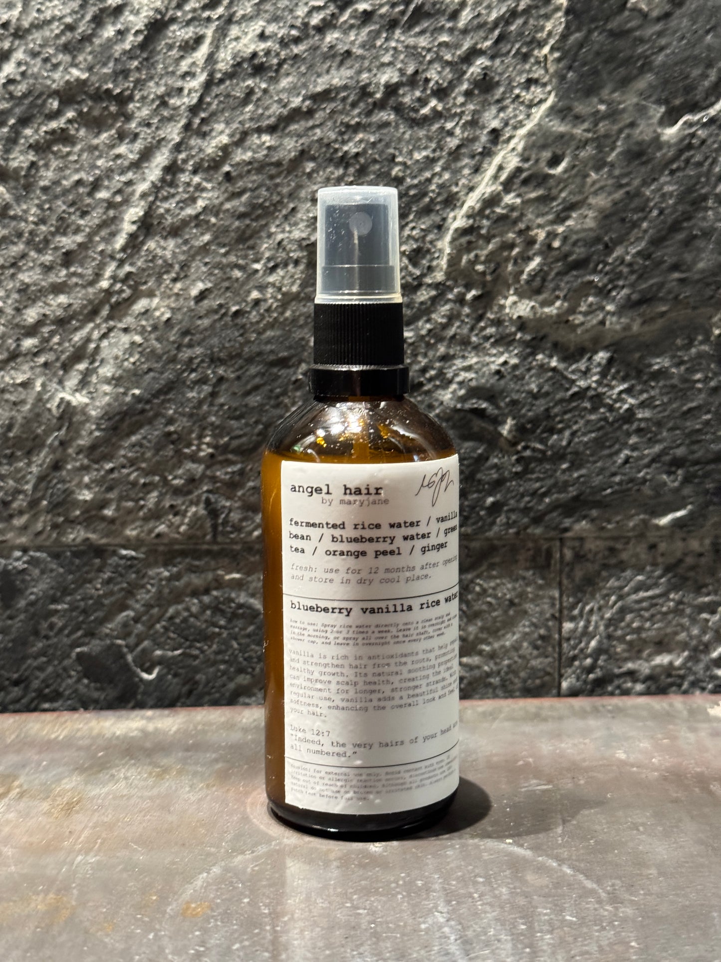 Blueberry Vanilla Rice Water